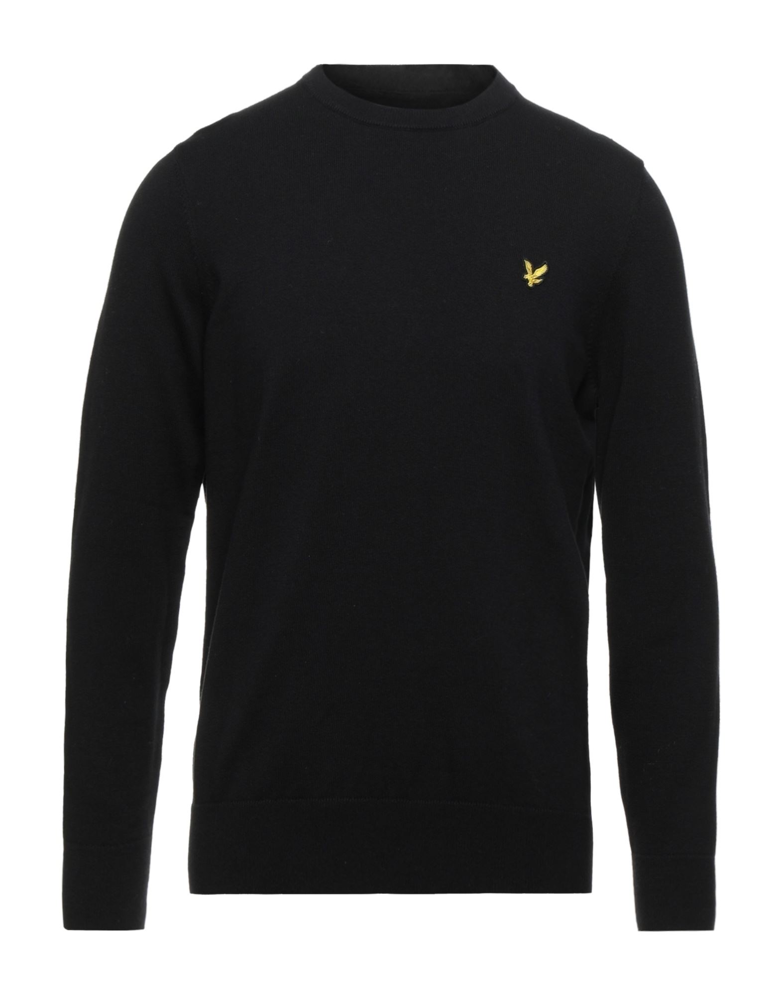 Lyle & Scott Crew Neck Sweatshirt - Jet Black In Black