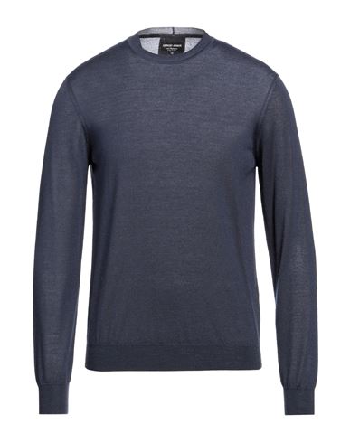 Giorgio Armani Man Sweater Navy Blue Size 42 Cashmere