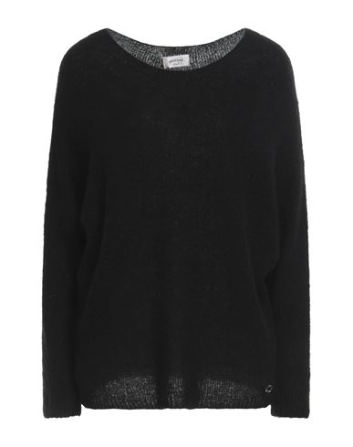 Shop Ottod'ame Woman Sweater Black Size 6 Polyamide, Acrylic, Wool, Mohair Wool, Elastane