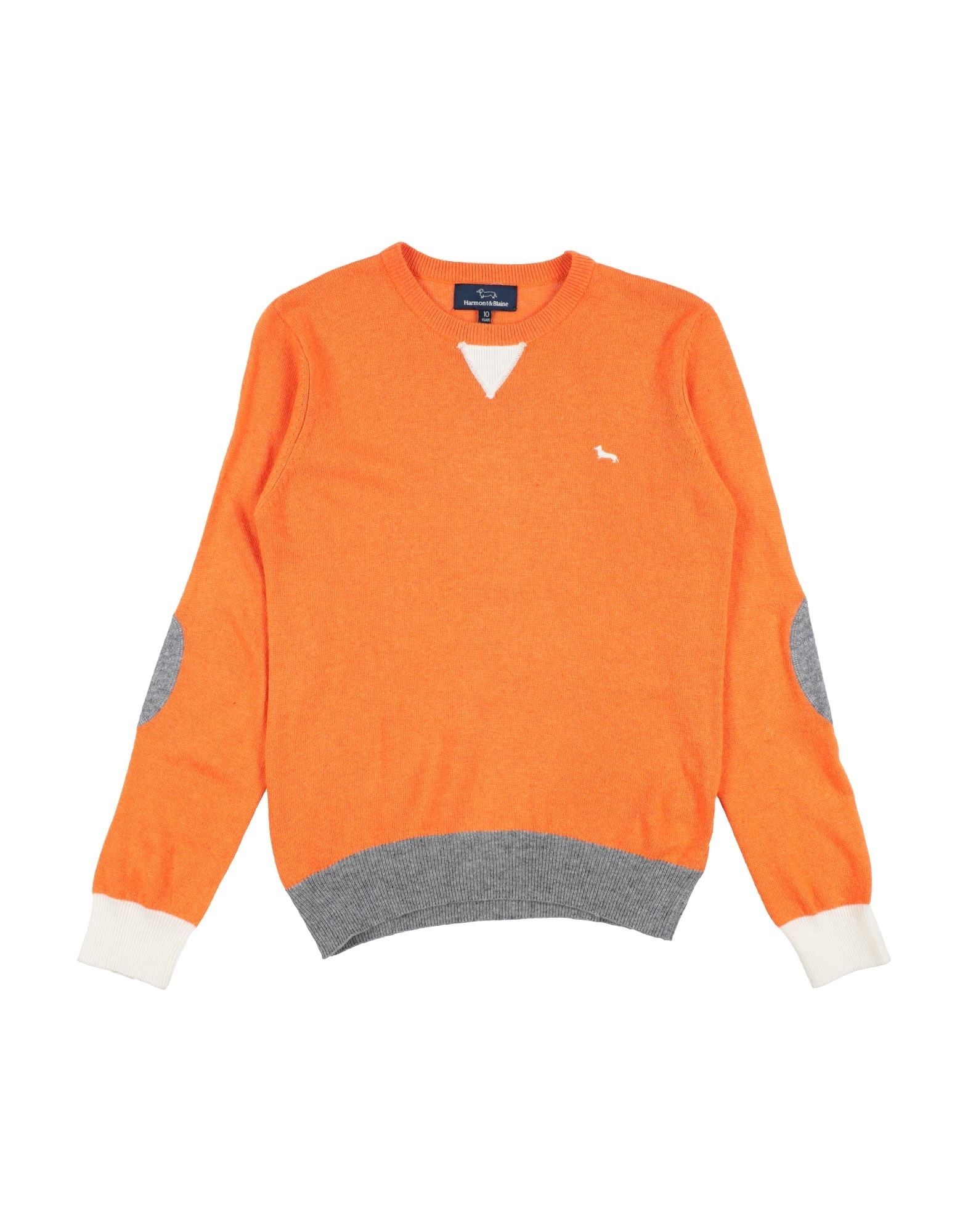 Harmont & Blaine Kids' Sweaters In Orange