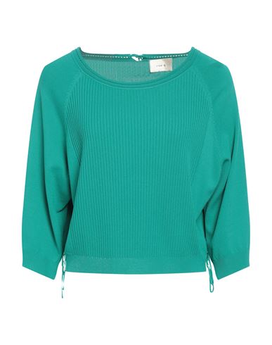 Toy G. Woman Sweater Emerald Green Size M Viscose, Polyamide