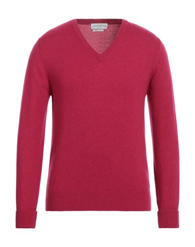Ballantyne Man Sweater Fuchsia Size 38 Cashmere In Pink