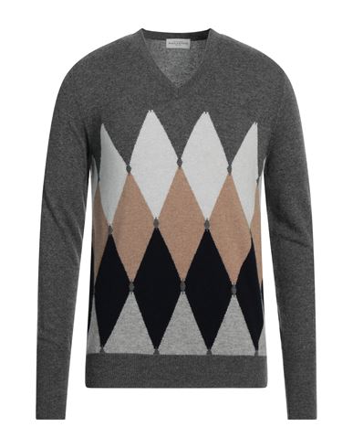 Ballantyne Man Sweater Light Grey Size 42 Cashmere