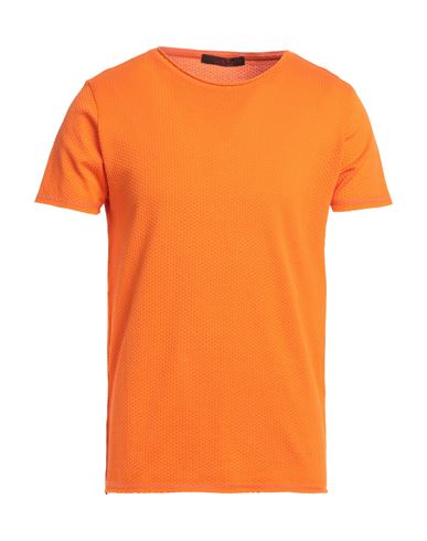 Jeordie's Man Sweater Orange Size L Cotton