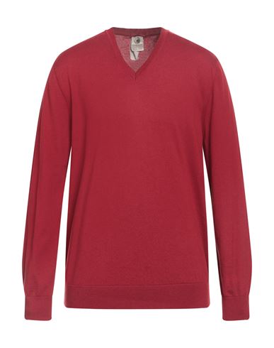 H953 Man Sweater Red Size 44 Cotton, Cashmere In Red