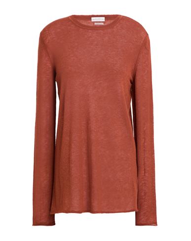Ballantyne Woman Sweater Brown Size 6 Mohair Wool, Polyamide, Wool