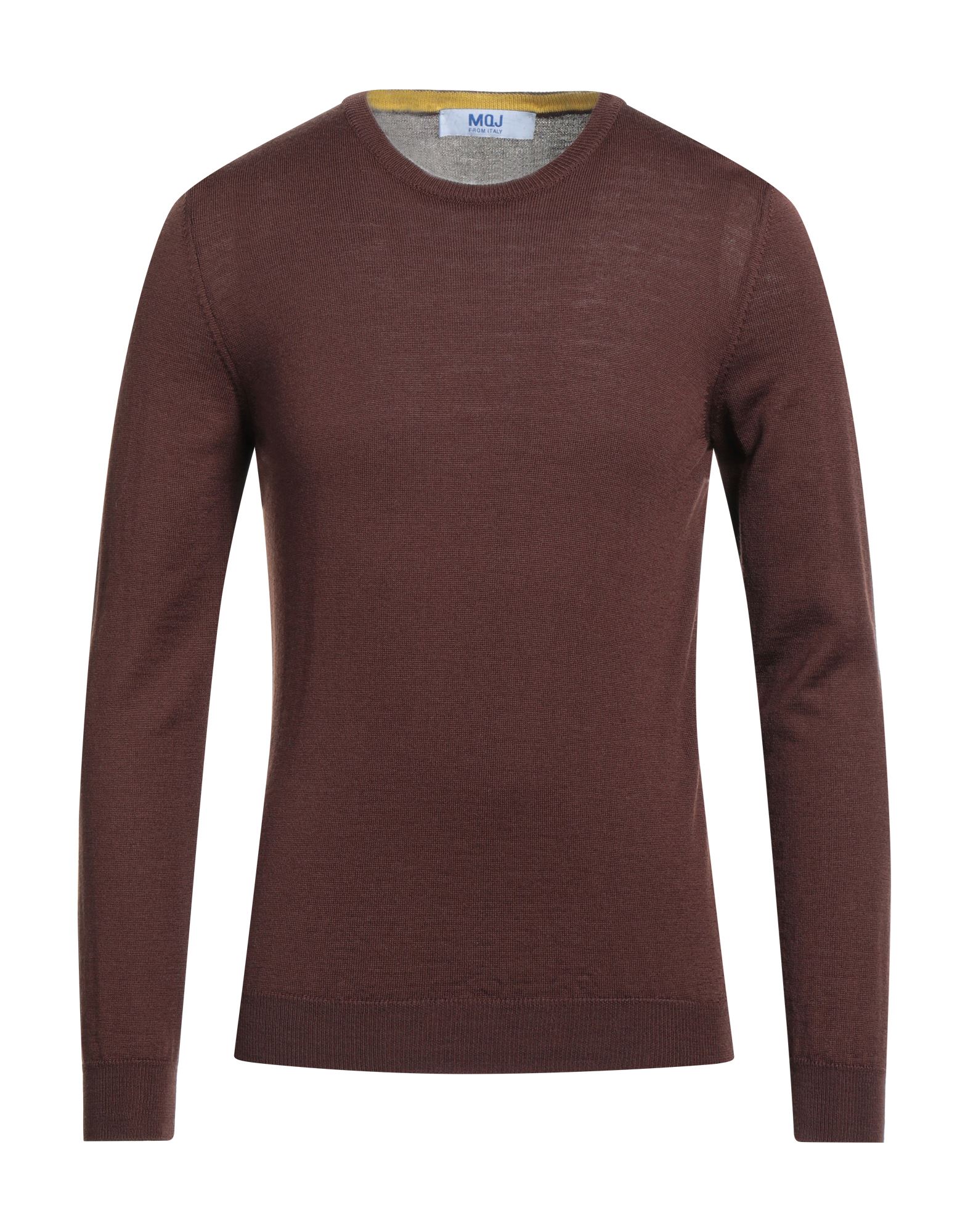Shop Mqj Man Sweater Cocoa Size 3xl Wool, Acrylic In Brown