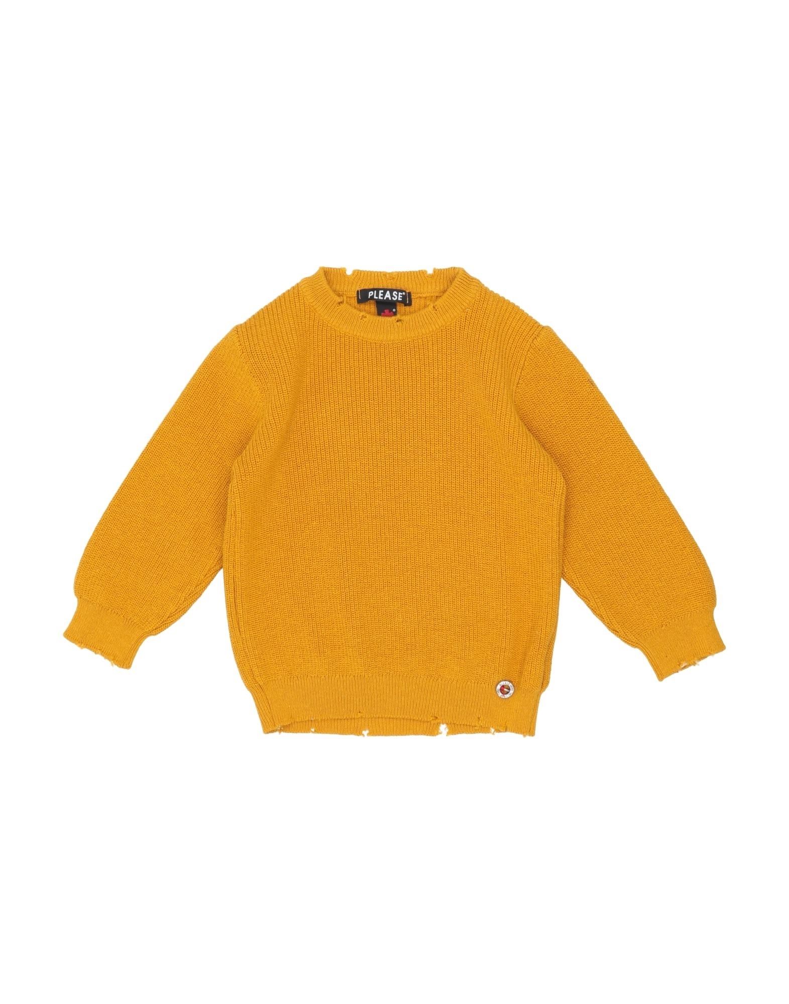 Please Kids' Sweaters In Yellow