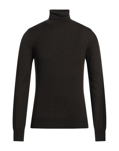 Vneck Turtleneck In Brown