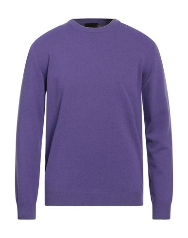 Altea Man Sweater Purple Size M Virgin Wool