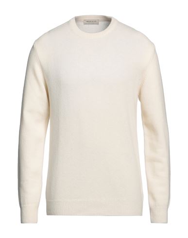 Wool & Co Man Sweater Ivory Size Xl Wool, Polyamide In White