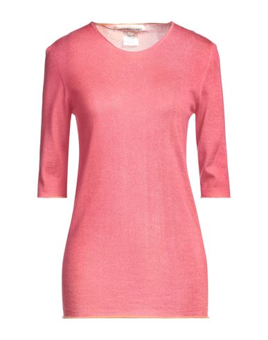 Lamberto Losani Woman Sweater Coral Size 6 Cashmere, Silk In Pink