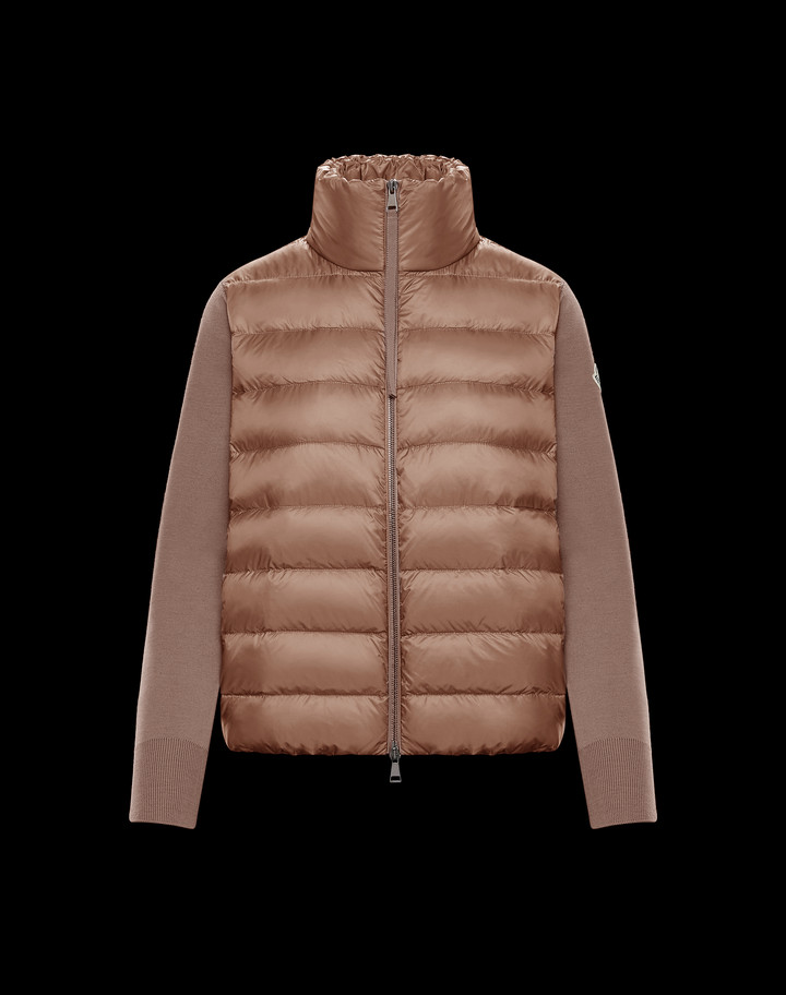 Moncler PADDED CARDIGAN for Woman, Lined jumpers | Official Online Store