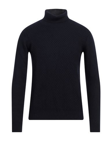 Man Turtleneck Black Size 36 Polyamide, Viscose, Wool, Cashmere