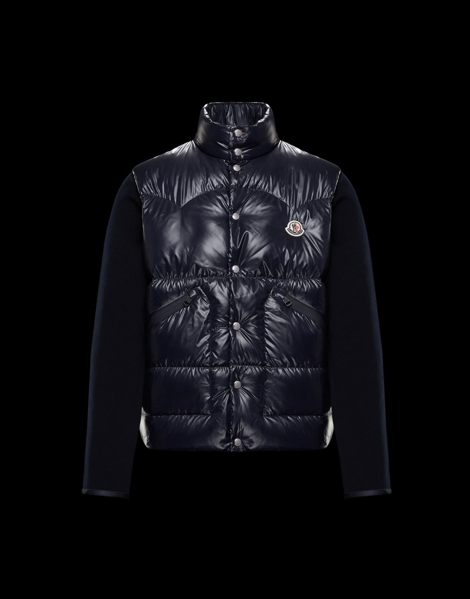 moncler mens padded cardigan