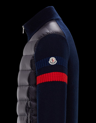 moncler mens padded cardigan