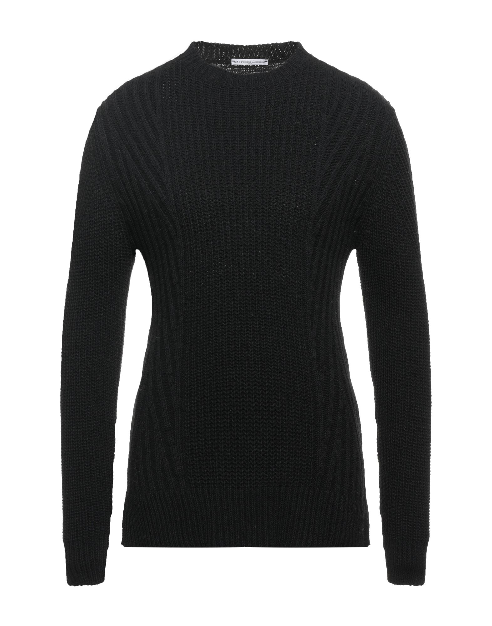 Grey Daniele Alessandrini Sweaters In Black