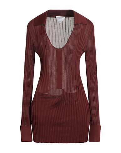 Bottega Veneta Woman Sweater Brown Size 4 Silk