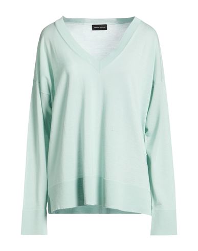 Roberto Collina Woman Sweater Sky Blue Size L Merino Wool