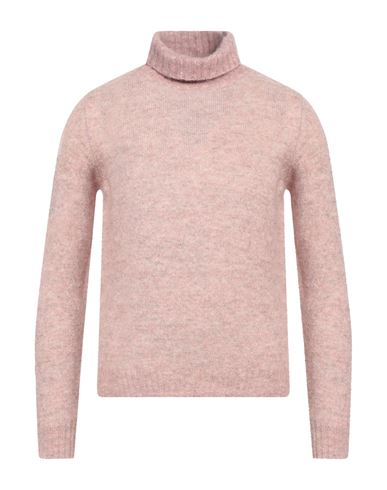 Heritage Man Turtleneck Pastel Pink Size 46 Alpaca Wool, Cotton, Polyamide, Virgin Wool