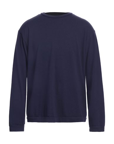 Labo.art Labo. Art Man Sweater Navy Size 0 Wool, Elastane In Navy Blue