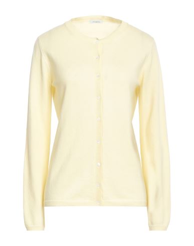 Shop Malo Woman Cardigan Light Yellow Size 8 Cashmere