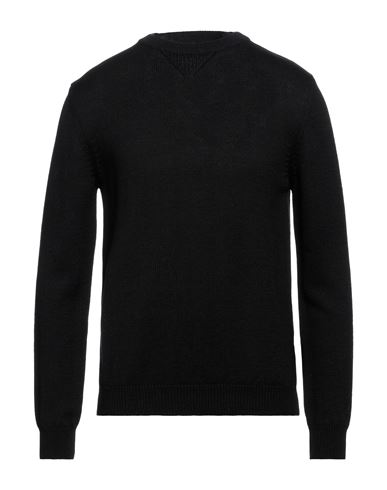 Kaos Man Sweater Black Size L Acrylic, Wool