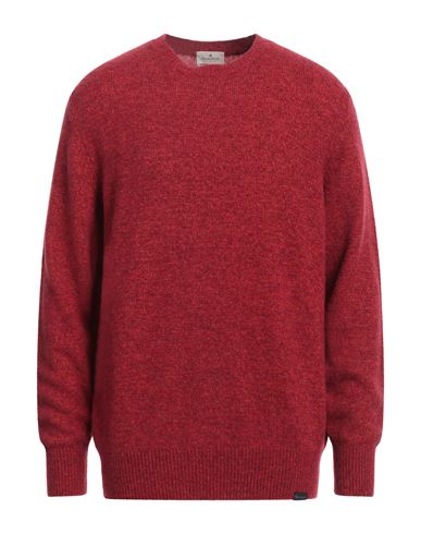 Shop Brooksfield Man Sweater Tomato Red Size 44 Virgin Wool, Polyamide