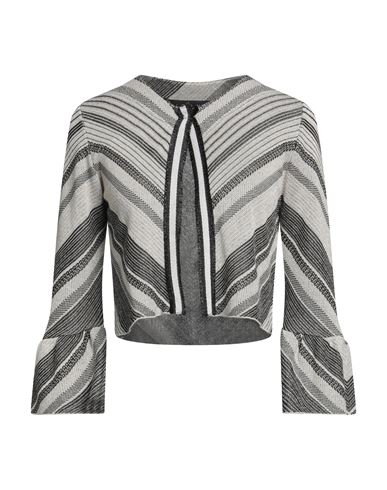 Icona By Kaos Woman Cardigan Beige Size Xs Viscose, Polyamide, Polyester