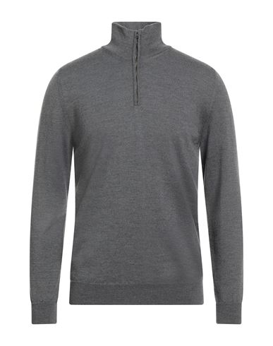 +39 Masq Man Turtleneck Lead Size L Virgin Wool
