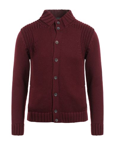 Man Sweater Burgundy Size 36 Virgin Wool, Cashmere