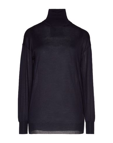 Tom Ford Woman Turtleneck Midnight Blue Size S Cashmere, Silk