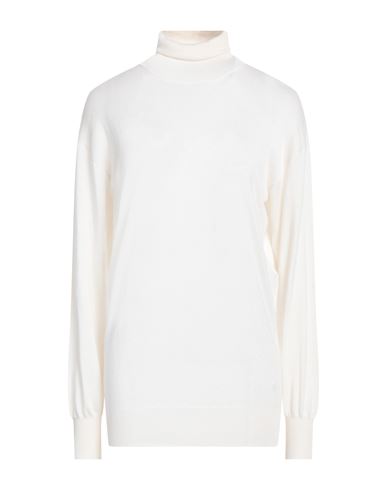 Tom Ford Cashmere And Silk Turtleneck Sweater In White