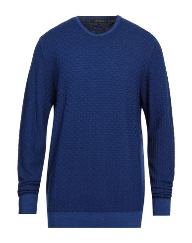 Jeordie's Man Sweater Blue Size Xxl Merino Wool