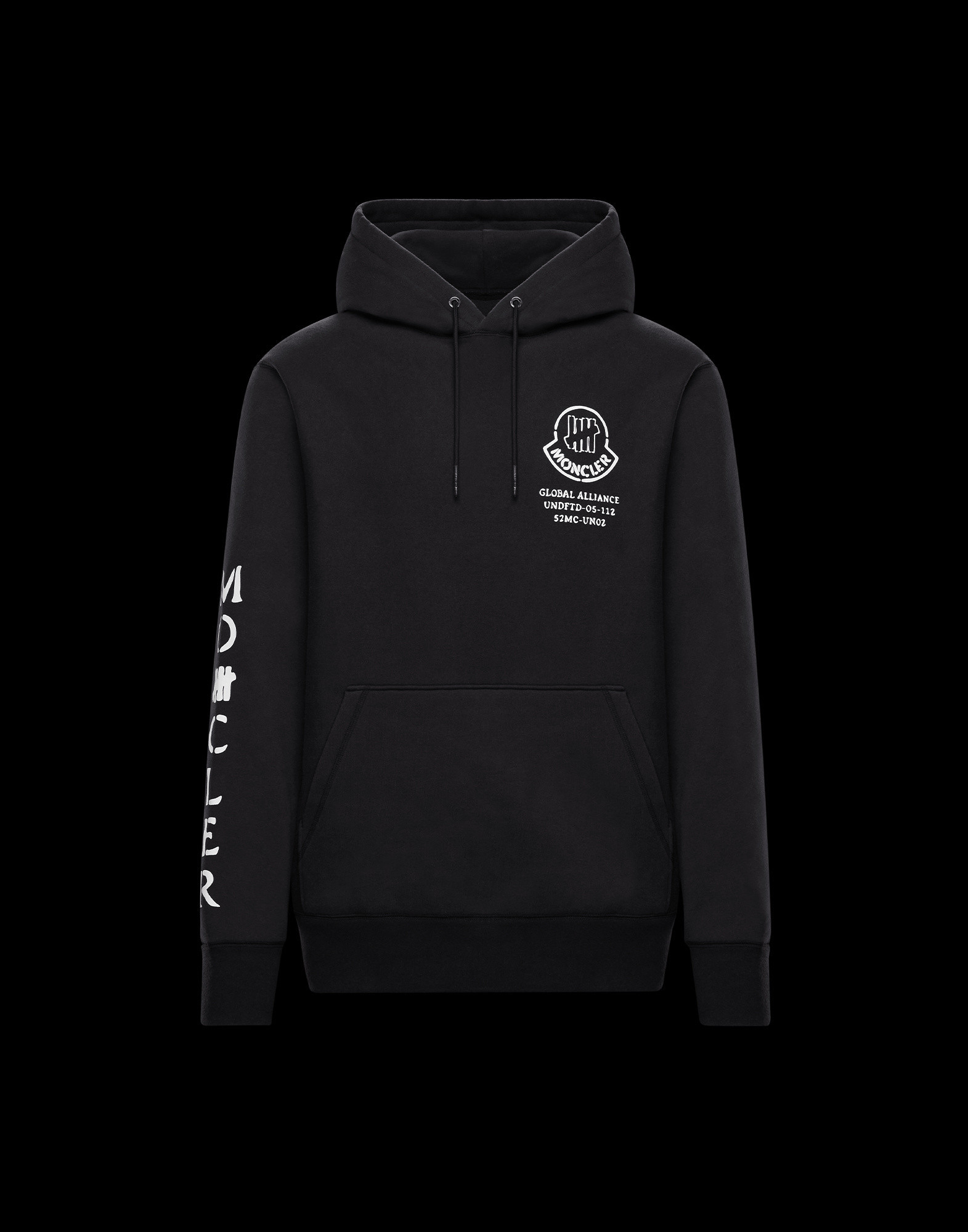 moncler fleece hooded pullover