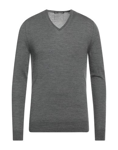 Man Sweater Grey Size L Virgin Wool