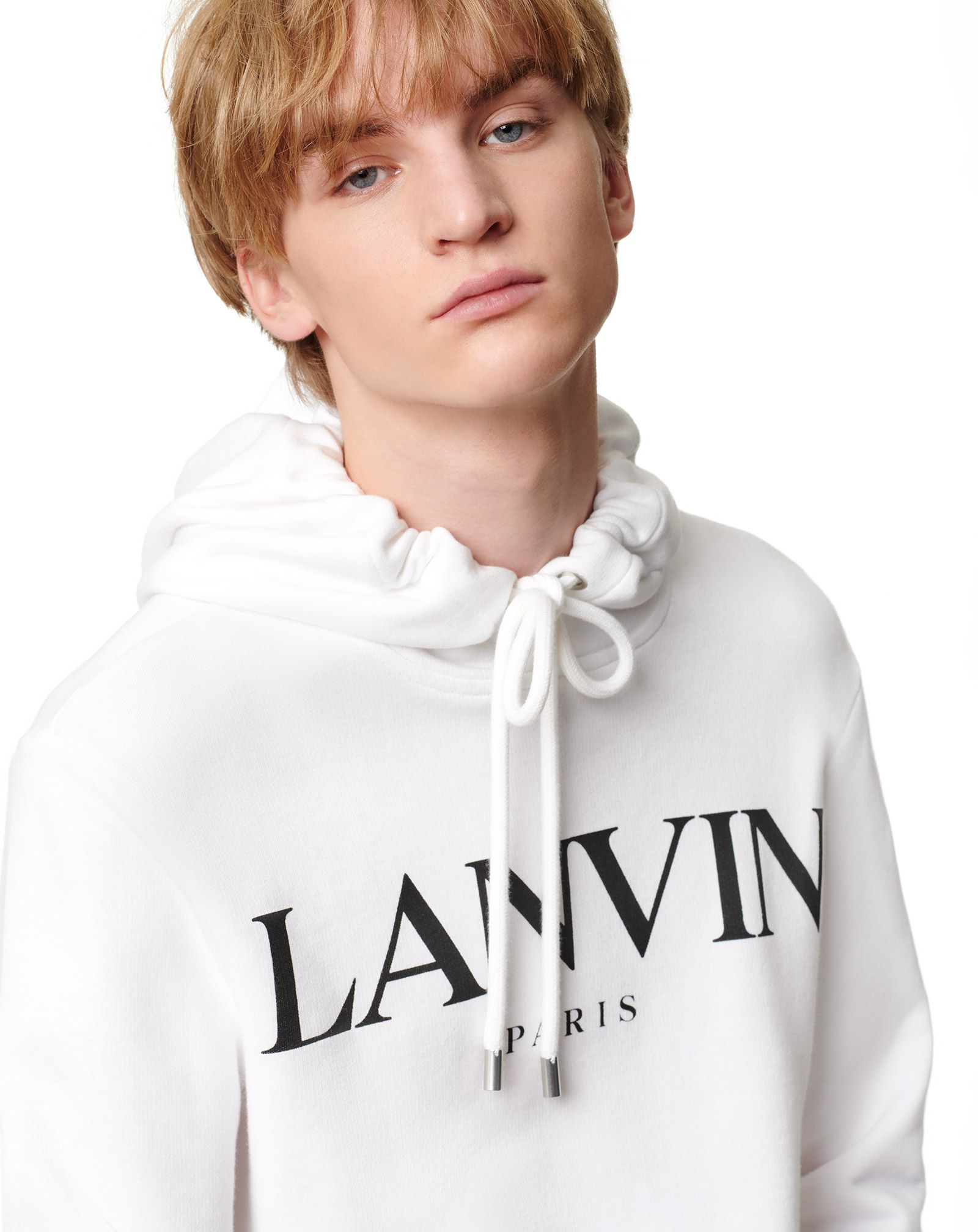 Lanvin PRINTED HOODIE, Knitwear & Sweaters Men | Lanvin Online Store