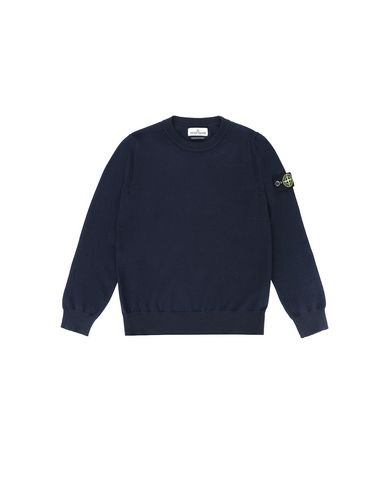 STONE ISLAND JUNIOR 501A4 Sweater Man Blue EUR 161