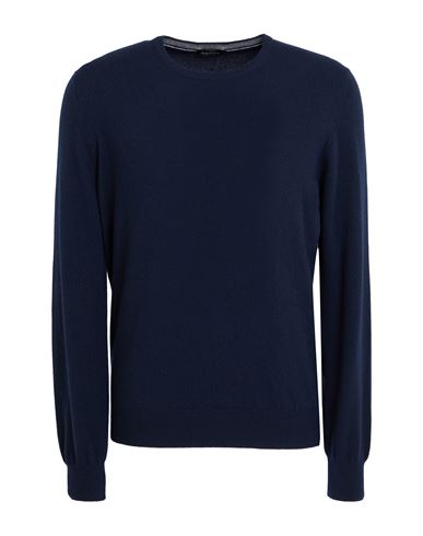 Barba Napoli Man Sweater Midnight Blue Size 48 Cashmere