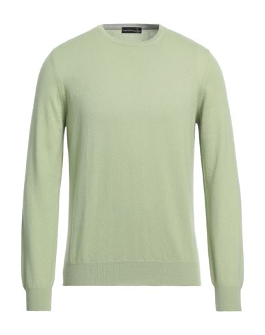 Barba Napoli Man Sweater Light Green Size 38 Cashmere