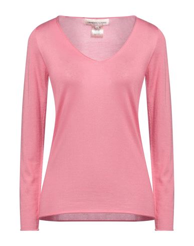 Lamberto Losani Woman Sweater Pink Size 6 Cashmere, Silk