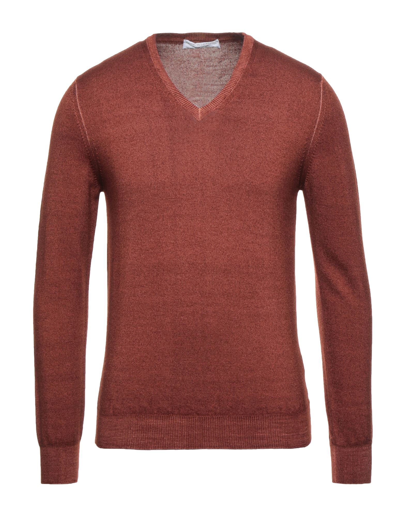 Filippo De Laurentiis Sweaters In Rust