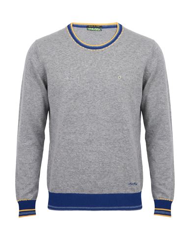 Shockly Man Sweater Grey Size 42 Viscose, Nylon, Lambswool, Cotton, Cashmere In Gray