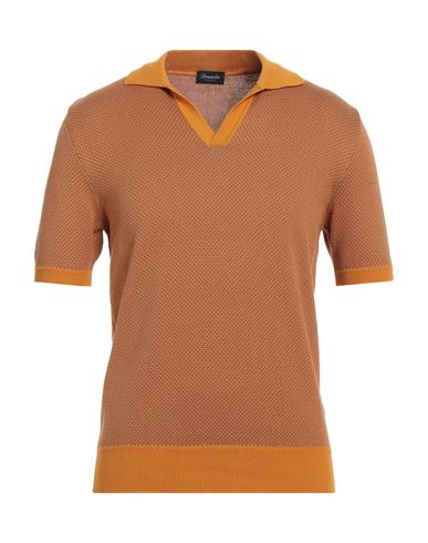 Man Sweater Khaki Size 40 Wool, Polyamide, Viscose, Linen