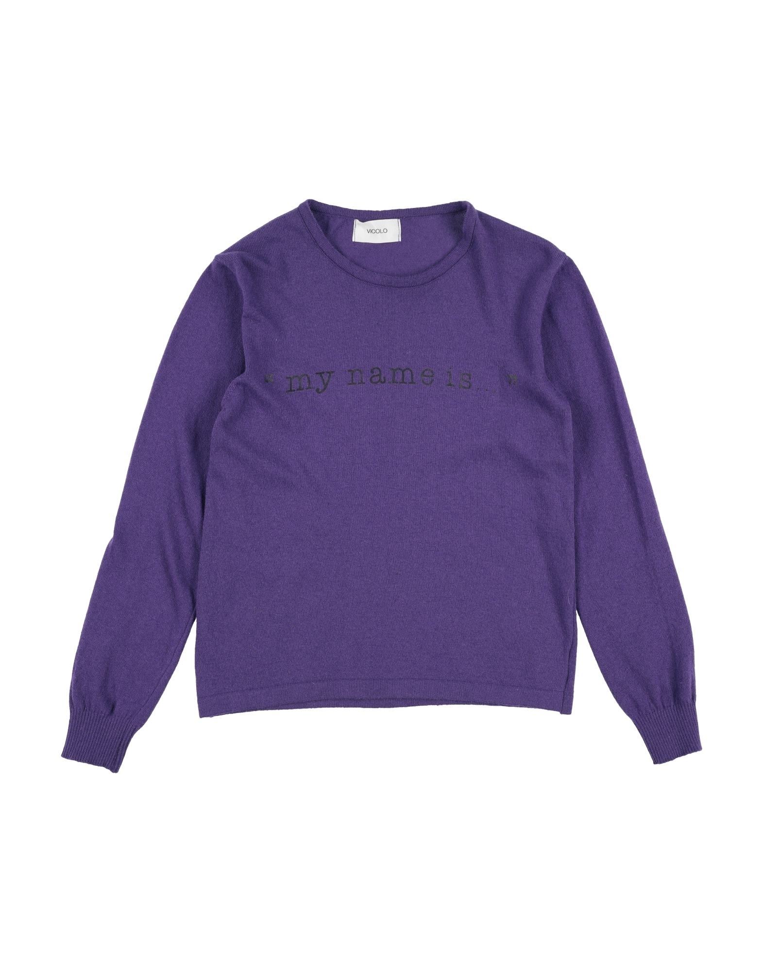 Vicolo Kids' Sweaters In Purple