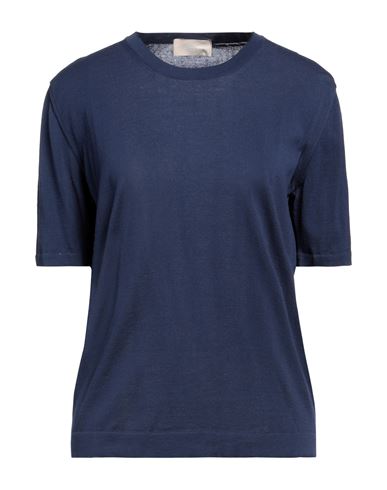 Drumohr Woman Sweater Navy Blue Size L Cotton