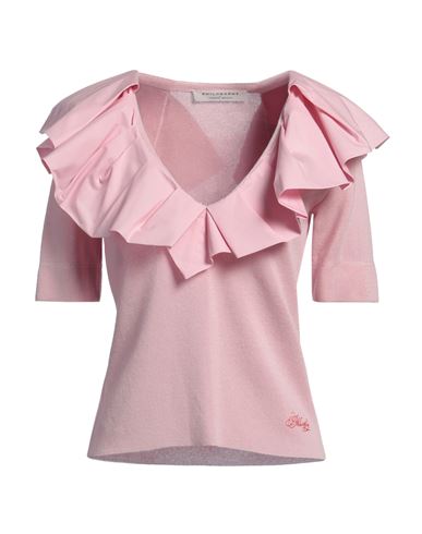 Philosophy Di Lorenzo Serafini Woman Sweater Pink Size 8 Viscose, Polyamide, Cotton