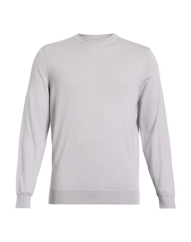 Drumohr Modern Man Sweater Lilac Size 40 Super 140s Wool In Gray