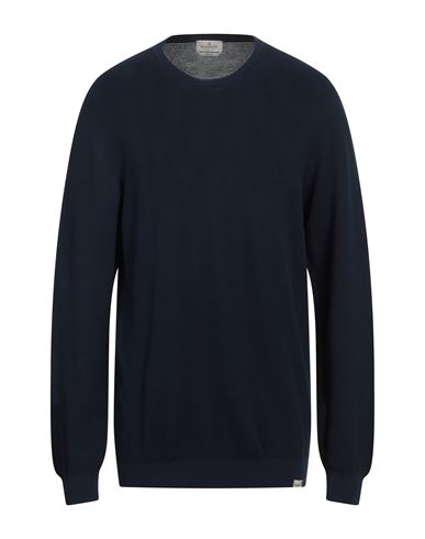 Brooksfield Man Sweater Midnight Blue Size 46 Cotton