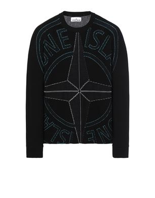 stone island sweater red